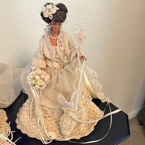 Elegant Cream Lace Doll